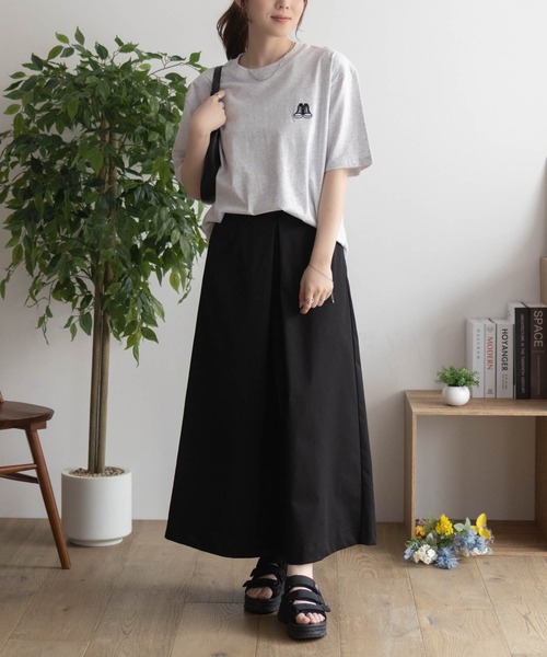 CONVERSE(コンバース)の「CONVERSE バックBOXプリントTシャツ(Tシャツ/カットソー・レディース・オートミール/ピンク/ライム/ブラック・M/L)」の12枚目の写真