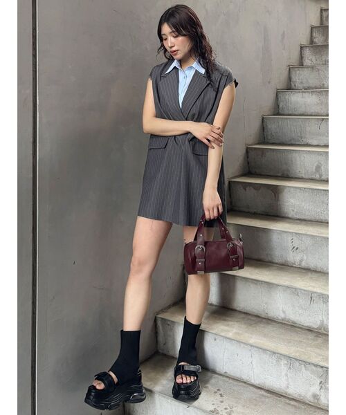 MURUA（ムルーア）の「エアプラットフォームソックサンダル（サンダル・レディース・ブラック/シルバー・22.5/24.5/23.5）」の16枚目の写真