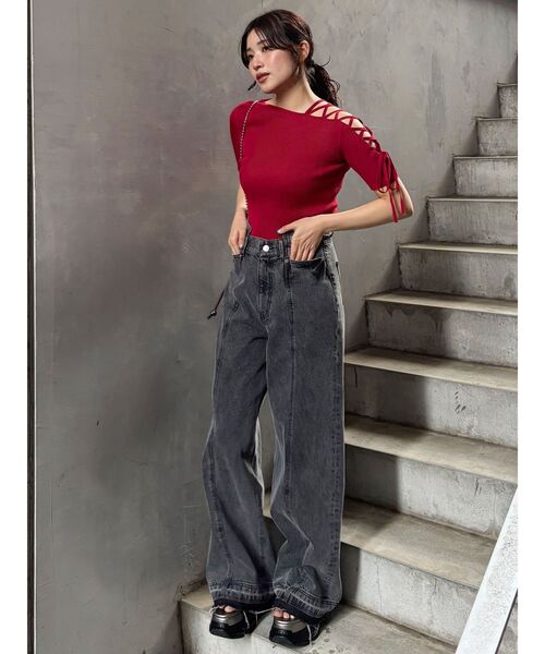 MURUA（ムルーア）の「エアプラットフォームソックサンダル（サンダル・レディース・ブラック/シルバー・22.5/24.5/23.5）」の20枚目の写真