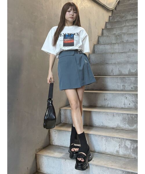 MURUA（ムルーア）の「エアプラットフォームソックサンダル（サンダル・レディース・ブラック/シルバー・22.5/24.5/23.5）」の22枚目の写真