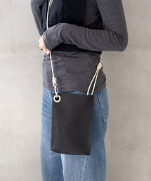 SENTI センティ / SHRINK LEATHER MINI SHOULDER BAG シュリンクレザーミニショルダーバッグ / 3035