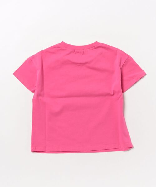 unica(ユニカ)の「NEKOペイントT(Tシャツ/カットソー・キッズ・オフホワイト/ピンク・S/L/XL/M)」の3枚目の写真