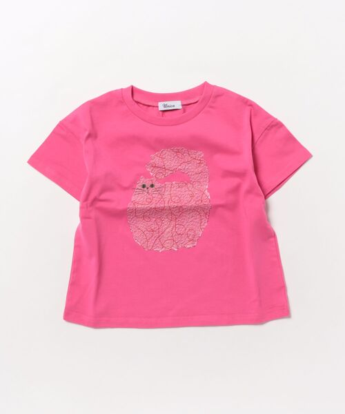 unica(ユニカ)の「NEKOペイントT(Tシャツ/カットソー・キッズ・オフホワイト/ピンク・S/L/XL/M)」の17枚目の写真