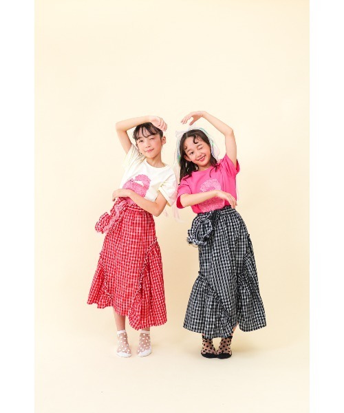 unica(ユニカ)の「NEKOペイントT(Tシャツ/カットソー・キッズ・オフホワイト/ピンク・S/L/XL/M)」の9枚目の写真