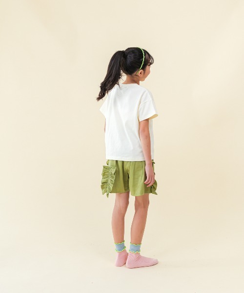 unica(ユニカ)の「NEKOペイントT(Tシャツ/カットソー・キッズ・オフホワイト/ピンク・S/L/XL/M)」の12枚目の写真