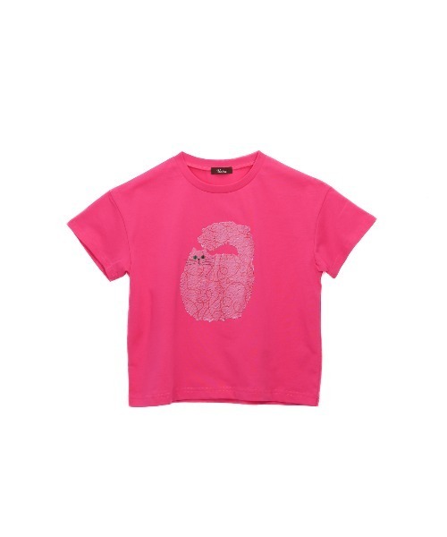 unica(ユニカ)の「NEKOペイントT(Tシャツ/カットソー・キッズ・オフホワイト/ピンク・S/L/XL/M)」の15枚目の写真