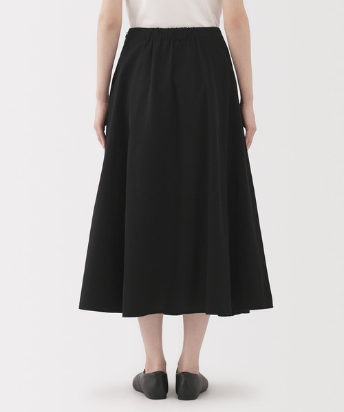 無印良品（ムジルシリョウヒン）の「婦人　涼感フレアスカート（スカート・レディース・ブラック/グレー系/サックスブルー系・S/M/L/XL）」の8枚目の写真