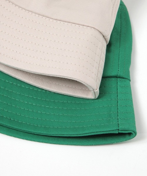 BAYFLOW（ベイフロー）の「ウォッシュツイルバケットハット（ハット・メンズ・グリーン/ブラック/ベージュ・FREE）」の5枚目の写真