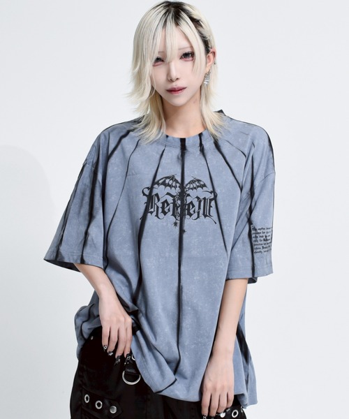 セール】『REFLEM/レフレム』縛り顔料加工Tシャツ/ハーフ