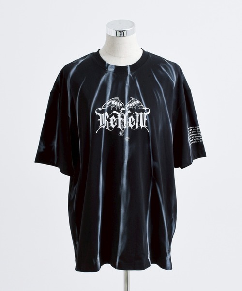 REFLEM(レフレム)の「『REFLEM/レフレム』縛り顔料加工Tシャツ/ハーフスリーブカットソー(Tシャツ/カットソー・レディース・ブルー/ブラック/グリーン・M/XXL)」の4枚目の写真