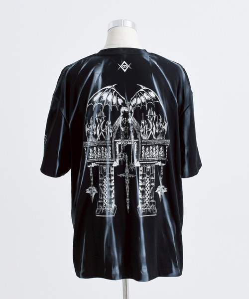 REFLEM(レフレム)の「『REFLEM/レフレム』縛り顔料加工Tシャツ/ハーフスリーブカットソー(Tシャツ/カットソー・レディース・ブルー/ブラック/グリーン・M/XXL)」の6枚目の写真