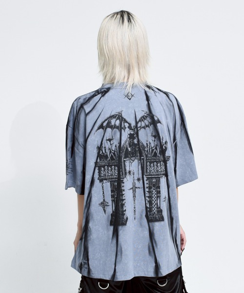 tシャツ 「REFLEM/レフレム」縛り顔料加工Tシャツ/ハーフスリーブカットソー レディース メンズ REFLEM tシャツ 「REFLEM/レフレム」縛り顔料加工Tシャツ/ハーフ