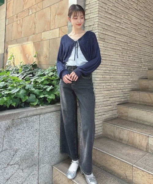 F i.n.t（フィント）の「スカラップレーステレコタンク/ fint　フィント（タンクトップ・レディース・アイボリー/ライトブルー・FREE）」の13枚目の写真