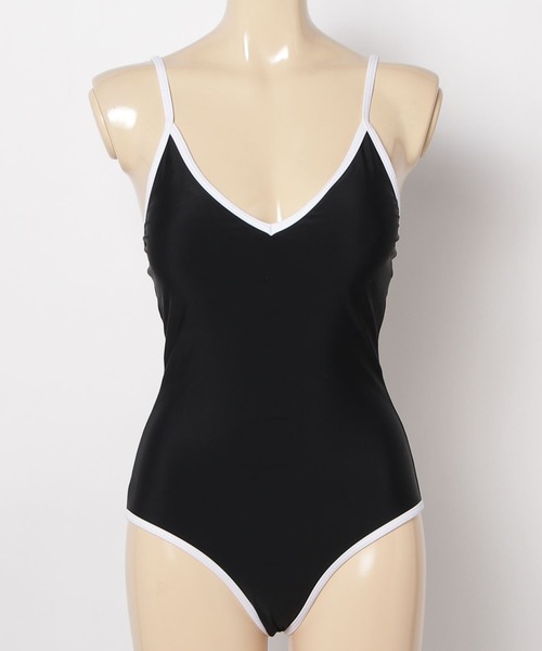 【新品、タグあり】Mizuasobi ワンピース水着 （白）Free size Sandwich Swimsuit | MIZUASOBI