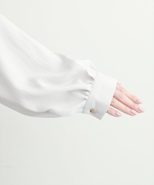 natural couture(ナチュラルクチュール)の「裾ドロストブルゾン(ブルゾン・レディース・アイボリー/イエロー/モカ/その他1・FREE)」の18枚目の写真