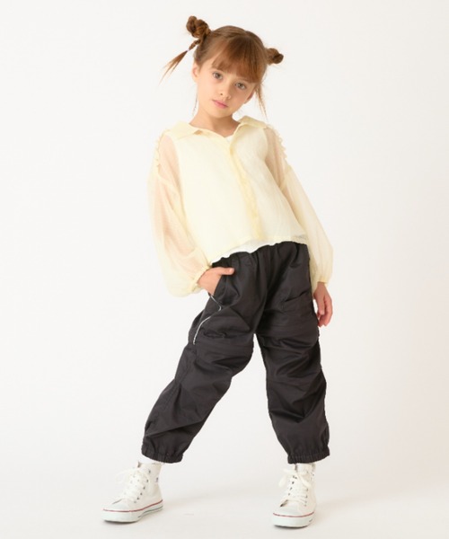 HAKKA KIDS（ハッカキッズ）の「ブラウスタンクトップセット（シャツ/ブラウス・キッズ・イエロー/パープル・120cm/130cm）」の10枚目の写真