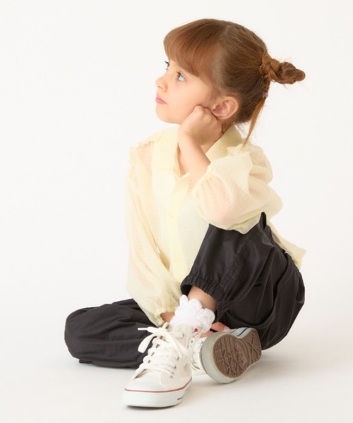 HAKKA KIDS（ハッカキッズ）の「ブラウスタンクトップセット（シャツ/ブラウス・キッズ・イエロー/パープル・120cm/130cm）」の4枚目の写真