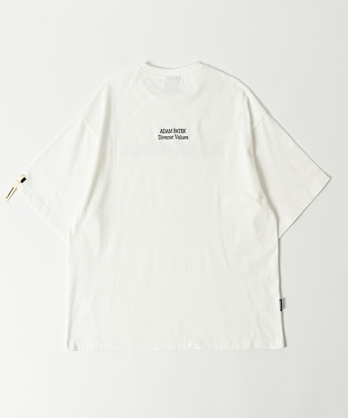 ADAM PATEK(アダムパテック)の「【ADAMPATEK/アダムパテック】basic logo short sleeve T/ロゴ半袖T(Tシャツ/カットソー・レディース・ブラック/オレンジ/パープル/ホワイト・2/1)」の5枚目の写真