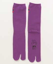 カヤ（カヤ）の「【中村杏子×倭物やカヤ】おきつね足袋型靴下25～28cm（ソックス/靴下・レディース）」