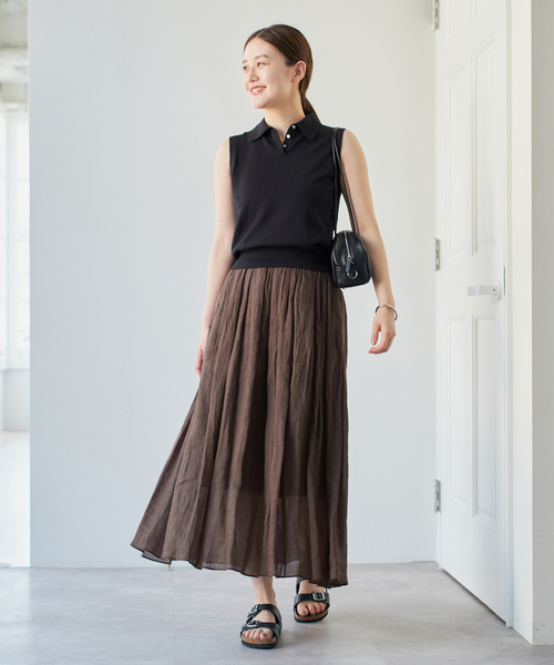 IENA（イエナ）の「ラミータックギャザースカート（スカート）」 - WEAR