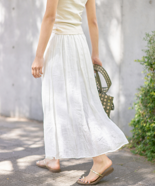 IENA（イエナ）の「ラミータックギャザースカート（スカート）」 - WEAR