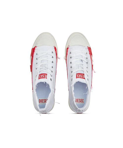 国内直営【DIESEL】S-D-VERSE MID ミッドカットスニーカー送料込 メンズ ミッドカットスニーカー S-D-VERSE MID（スニーカー