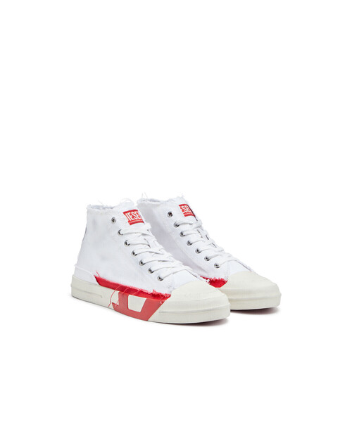 国内直営【DIESEL】S-D-VERSE MID ミッドカットスニーカー送料込 メンズ ミッドカットスニーカー S-D-VERSE MID(スニーカー