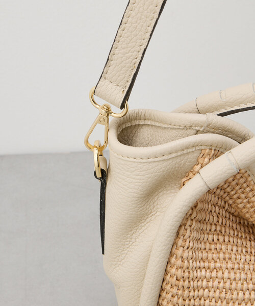 LIVETART（リヴェタート）の「《LIVETART》ラフィアハンドバッグ（トートバッグ・レディース・ブラック/ホワイト・FREE）」の11枚目の写真