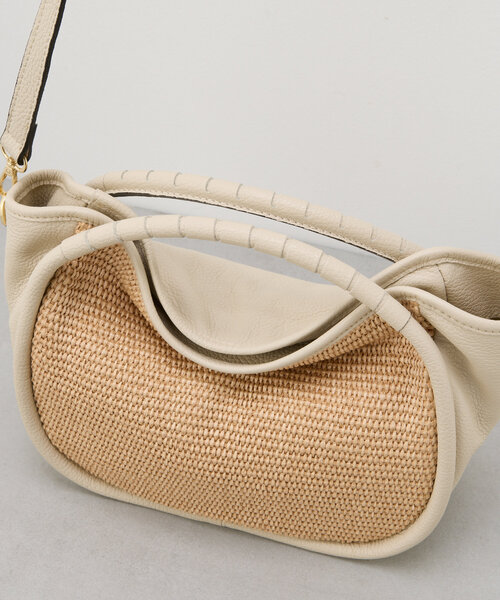 LIVETART（リヴェタート）の「《LIVETART》ラフィアハンドバッグ（トートバッグ・レディース・ブラック/ホワイト・FREE）」の12枚目の写真