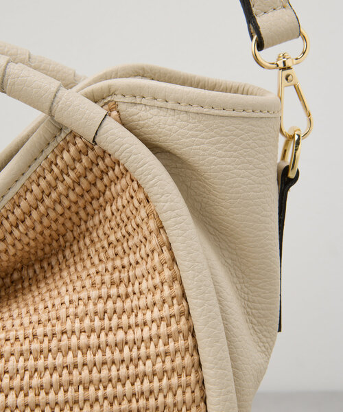 LIVETART（リヴェタート）の「《LIVETART》ラフィアハンドバッグ（トートバッグ・レディース・ブラック/ホワイト・FREE）」の13枚目の写真