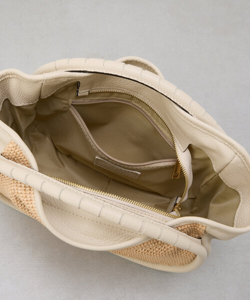 LIVETART（リヴェタート）の「《LIVETART》ラフィアハンドバッグ（トートバッグ・レディース・ブラック/ホワイト・FREE）」の17枚目の写真