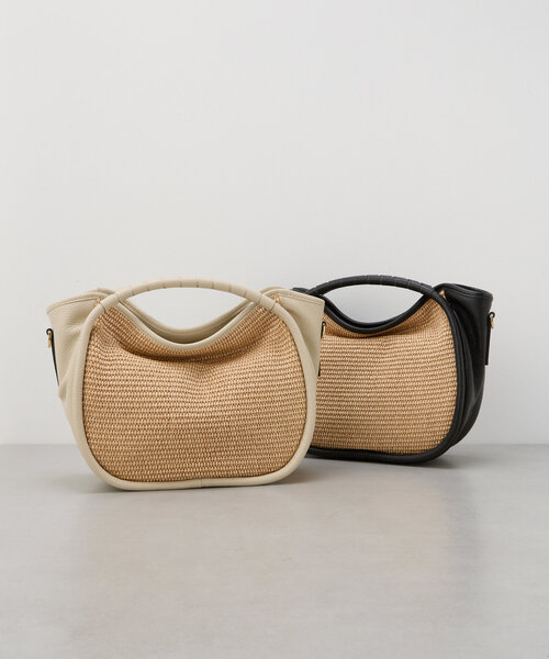 LIVETART（リヴェタート）の「《LIVETART》ラフィアハンドバッグ（トートバッグ・レディース・ブラック/ホワイト・FREE）」の20枚目の写真