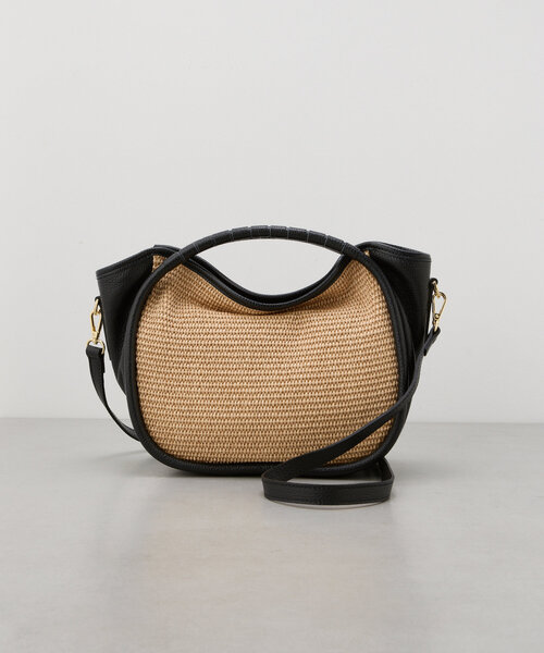 LIVETART（リヴェタート）の「《LIVETART》ラフィアハンドバッグ（トートバッグ・レディース・ブラック/ホワイト・FREE）」の21枚目の写真