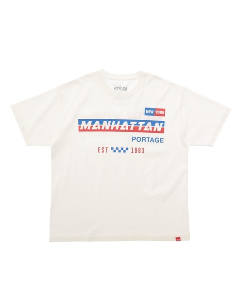 Manhattan Portage（マンハッタンポーテージ）の「S/S Print T-Shirt（Tシャツ/カットソー・メンズ・ホワイト/ブラック・LARGE/SMALL/MEDIUM/X-LARGE）」の2枚目の写真