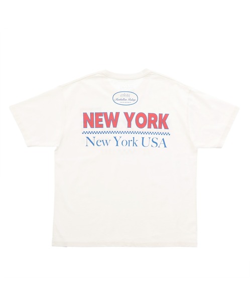 Manhattan Portage（マンハッタンポーテージ）の「S/S Print T-Shirt（Tシャツ/カットソー・メンズ・ホワイト/ブラック・LARGE/SMALL/MEDIUM/X-LARGE）」の4枚目の写真