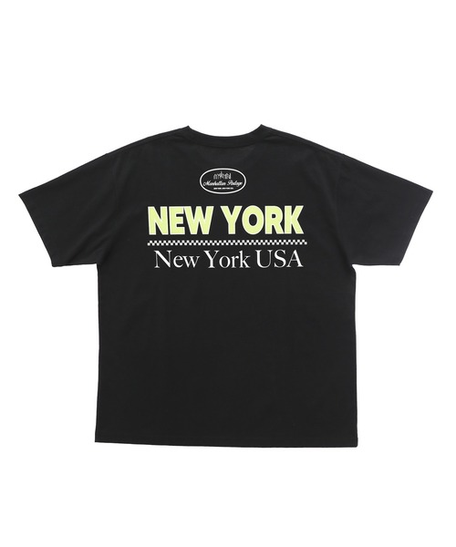 Manhattan Portage（マンハッタンポーテージ）の「S/S Print T-Shirt（Tシャツ/カットソー・メンズ・ホワイト/ブラック・LARGE/SMALL/MEDIUM/X-LARGE）」の6枚目の写真