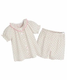 moimoln（モイモルン）の「モダンフラワーメッシュ半袖パジャマ（ルームウェア/パジャマ・キッズ）」