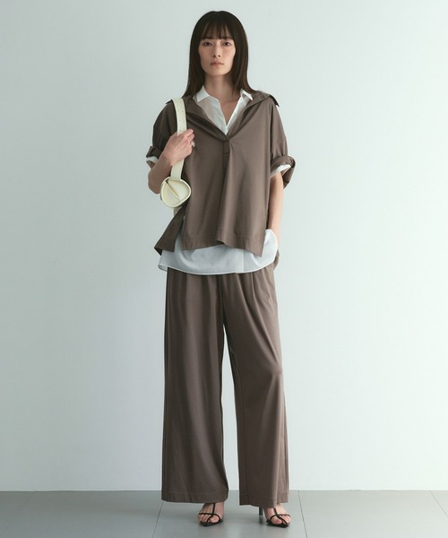 Chaos(カオス)の「Chaos(カオス)/サマーレダールワイドパンツ ◆セットアップ可◆(その他パンツ・レディース・チャコール/モカ・FREE)」の20枚目の写真