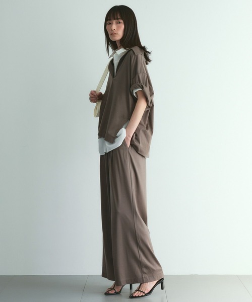 Chaos(カオス)の「Chaos(カオス)/サマーレダールワイドパンツ ◆セットアップ可◆(その他パンツ・レディース・チャコール/モカ・FREE)」の21枚目の写真