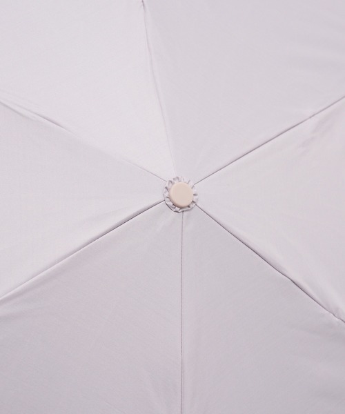 SETUP7(セットアップセブン)の「【SETUP7】50cm 無地フリル 晴雨兼用 折りたたみ傘 日傘 UPF50+ 紫外線対策 18850 MYJ(折りたたみ傘・レディース・ブラック/ベージュ/パープル/ミント/モカ・FREE)」の6枚目の写真