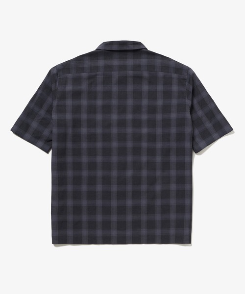 LACOSTE(ラコステ)の「リネンブレンドオープンカラーオンブレチェックシャツ(シャツ/ブラウス・メンズ・グレー/グレイッシュブルー/ブラウン/ブラック/オフホワイト/ネイビー・39/38/41/40)」の14枚目の写真