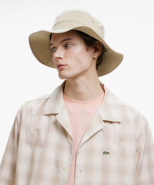 LACOSTE(ラコステ)の「リネンブレンドオープンカラーオンブレチェックシャツ(シャツ/ブラウス・メンズ・グレー/グレイッシュブルー/ブラウン/ブラック/オフホワイト/ネイビー・39/38/41/40)」の21枚目の写真