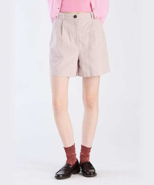 セール】リネンコットンキャンバスショートパンツ（その他パンツ）｜To