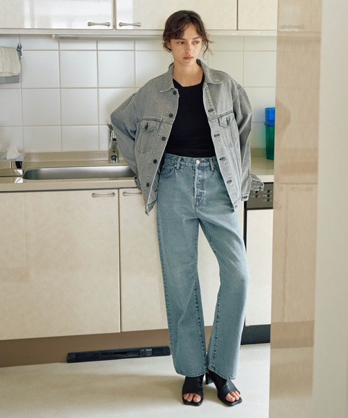 AUTHEN（オーセン）の「【AUTHEN】オーセン/ "HAYES" ブーツカット BK デニムパンツ（デニムパンツ・レディース・ブラック・23inch/25inch/27inch）」の4枚目の写真
