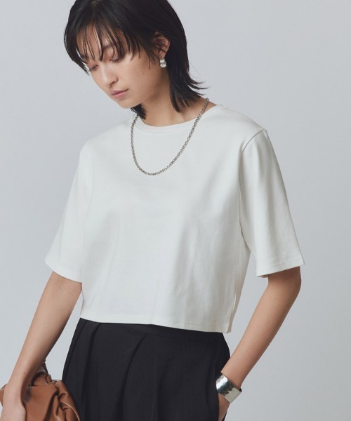 【原価ぶっ壊し割引】コットンクロップドシャツ セール】 ファインコットンオックスフォード クロップドシャツ