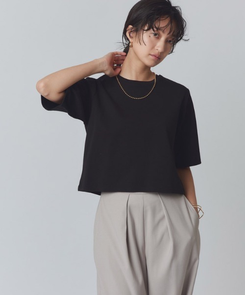 テマ楽COOL クロップド丈Tシャツ 女の子 トップバリュ キッズ