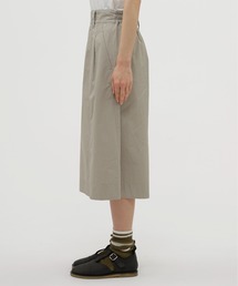 MHL. ⿻ サロペットスカート ファインコンパクト コットンポプリンドレス MHL./FINE COMPACT COTTON POPLIN SKIRT (BLACK)