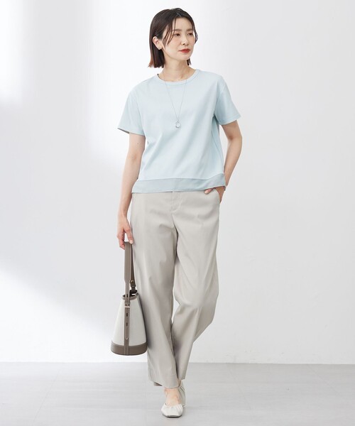 J.PRESS(ジェイプレス)の「【洗える・接触冷感・撥水・UVカット】タスランチノ パンツ(チノパンツ・レディース・ベージュ系/黄土色系・9/7/13/11)」の17枚目の写真