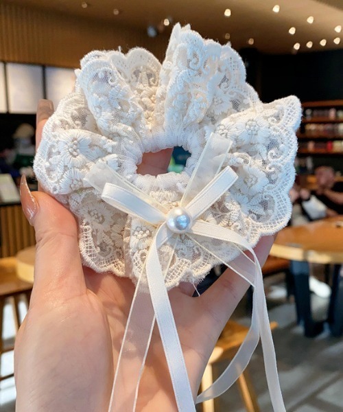 韓国商品/ILLIGOパール コサージュ レース ビニ as0268-rakuten-obi.jpg