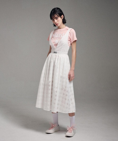 セール】MAXI DRESS V NECK EYELET（ドレス）｜Mardi Mercredi